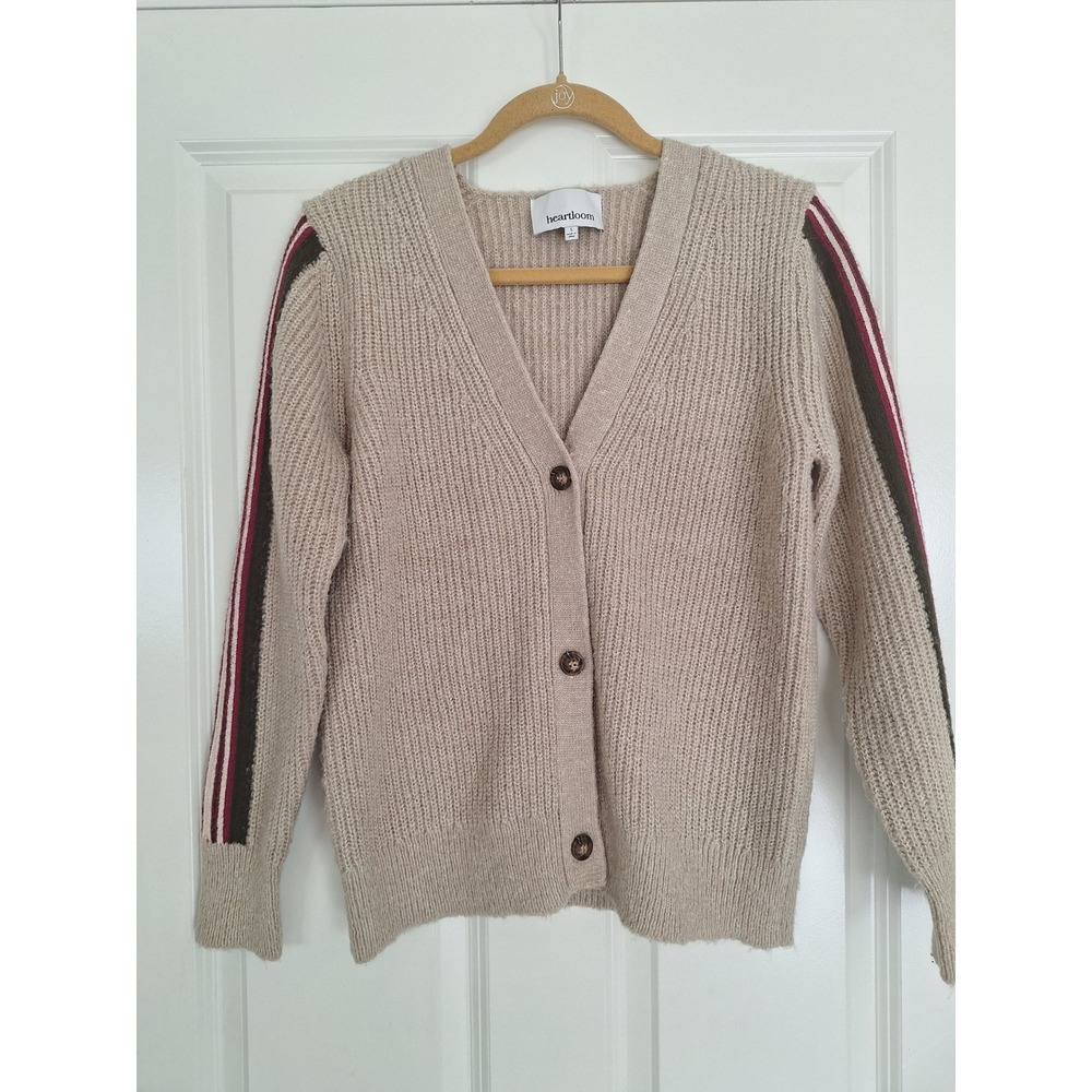 Heartloom Women's Cardigan Sweater Tan size S